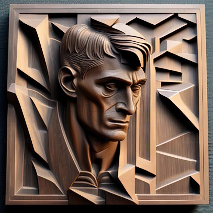 3D модель Процес Франц Кафка 1925 (STL)
